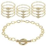 Prasacco 12 Pcs Bracelet Chains for