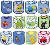 Yafane 12packs Baby Bibs Waterproof