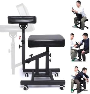 JZsmpmu Tattoo Chairs, Chairs with Multiple uses, Tattoo Chairs with Adjustable Panel Height Angles for Tattoo Artists and Also for customers,for Tattoo Shop Furniture (with Wheels)