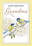 Piccadilly Greetings Happy Birthday Card Grandma - 7 x 5 inches