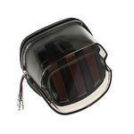 HCmotorku Motorcycle LED Taillights Tail Light Brake Running Light Fit for Harley Touring Street Gilde Road King Electra Glide Sportster XL Softail Dyna (Smoke)