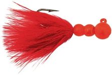 Eagle Claw ECSSJ14-018 Salmon/Steelhead Jig, Flo Red