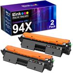 E-Z Ink Compatible Toner Cartridge Replacement for HP 94X CF294X 94A CF294A High Yield to Use with Laserjet M118dw M148dw M148fdw M149fdw M118 M148 (Black, 2 Pack)