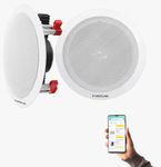 Powerlink 9 Inch 60 Watt (30W Each) with Bluetooth 5.3 & TWS Technology, Crystal-Clear Sound in Ceiling Speakers Wall Mount Speakers Built-in Amplifier for Home, Office, Gym, Home Theater(Pack of 2)