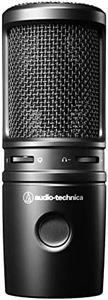 Audio-Technica AT2020USB-X Cardioid Condenser USB Microphone, Black