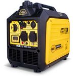 Aceup Energy 3400 Watt Generator Silent Inverter Petrol Powered Pure Sine Wave Generator Portable for Home, Camping, RV, EURO-V, CE