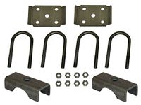 U-Bolt Mounting Kit For 3,500 lb Axles with 2-3/8 Inch Round Tube Diameter