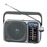 Panasonic RF-2400D AM/FM Radio, Silver