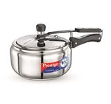 Prestige Nakshatra Alpha Stainless Steel Inner Lid Pressure Cooker, 3.5 Litres, Silver, 3.5 Liter