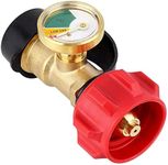 Erpmlyo Propane Tank Gauge Propane Gauge Gas Pressure Meter Level Indicator Leak Detector Universal Gas Pressure Meter for Gas Grill, Lantern, Heater