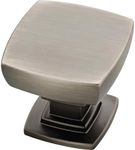 Franklin Brass P29542K-904-B Heirloom Silver 1-1/8-Inch Webber Kitchen Cabinet Hardware Knob, 10 Pack