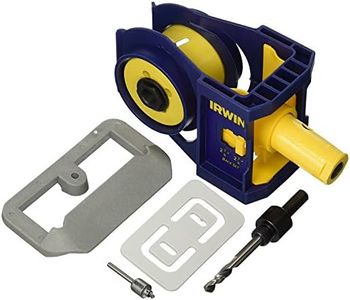 IRWIN Tools Door Lock Installation Kit, Bi-Metal (3111002), Blue