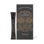 Ancient + Brave True Collagen Sachets 15 x 5 Grams - Grass-Fed Bovine Collagen Powder - 100% Hydrolyzed Collagen Peptides - High Protein - Beauty - Collagen Powder for Women - Halal & Kosher Certified