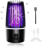 Mosquito Killer Lamp, 4000mAh Electric Fly Catcher USB Rechargeable, 2 in 1 Insect Trap Lamp And Lighting Lamp, Pest Repellent Mosquitoes Killer Light for Indoor & Outdoor