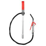 TERA PUMP TREP01-T Multipurpose Battery Powered Fuel Pump with Quick Stop Nozzle for Diesel, DEF, E85, Kerosene - Gas Liquid Transfer Pump with Telescopic Suction (2.4 GPM, 360 Swivel Nozzle)