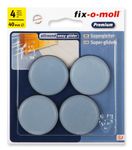 Suki PTFE Adhesive Sliding Pads Blue/Grey Set of 4