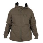 Fox Collection Sherpa Jacket Green and Black Fishing Jacket