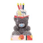 Me To You Bear 7" 16th Birthday Wearing Hat, Gray