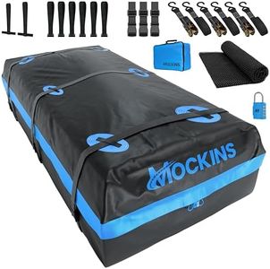 Mockins 35 Cu Ft XL All-Weather Car Rooftop Cargo Carrier Bag 80"x40"x19"