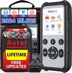 Autel ML629 Automotive OBD2 Scanner, 2024 Newest Model Upgraded of AL619, ML619, Car Code Reader Check Engine ABS SRS Transmission Diagnostic Scan Tool with Auto VIN, Ready Test, DTC Lookup