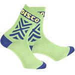 RANDY SUN Waterproof Biking Socks for Men, Work Socks Women Outdoor Rocky Goretex Socks Sports Hiking Camping Wading Crew Socks 1 Pair (Green&Blue, Medium)