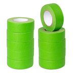 Eagle smart 10pcs Green 24mm Low Tack Painters Masking Tape, Masking Tape for Painting Artists Decorating