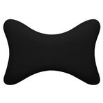 XEEVYAP Customized Car Headrest Add Your Picture Text Image Logo 2 Pcs Personalized Car Neck Pillows for Father Mother Custom Seat Neck Support Headrest for Home Office Seat Travel Car, BlackV