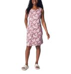 Columbia Women's Chill River Printed Dress, Fig Areca, 2X Plus