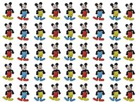 Asera Mickey Mouse Erasers for Kids/Girls Birthday Return Gifts (Set of 45)