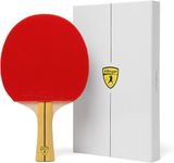 Killerspin JET400 Smash N1 Ping Pong Racket ‚ Intermediate Table Tennis Racket| 5 Layer Wood Blade, Nitrx-4Z Rubbers, Flare Handle| Competition Ping Pong Racket| Memory Book Gift Box Storage Case