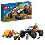 LEGO City 4x4 Off-Roader Adventures Camping Set, Monster Truck Style Car Toy with Working Suspension and Mountain Bikes, Vehicle Toys for Kids Aged 6 and Over 60387