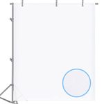 Neewer® 2 Yard x 60 Inch/1.8M x 1.5M Nylon Silk White Seamless Diffusion Fabric for Photography Softbox,Light Tent and Lighting Light Modifier