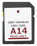 Latest 2023 Version A14 Navigation SD Card Fit for Ford Lincoln USA Canada New Maps Replace GM5T-19H449-AH