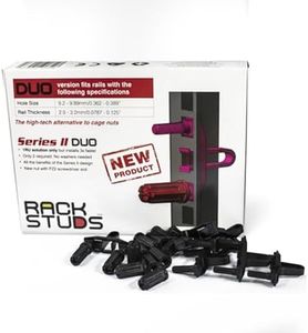 Rackstuds DUO50 1RU Series II Rack Mount Solution - Effortless Alternative to Traditional Rack Screws and Cage Nuts & Server Rack Screws Ideal for Server Hardware Setup - 50 Pack, Universal Version
