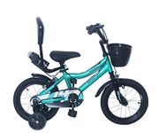 CAYA Aviator 14T for Kids Aged 3 to 5 Years | Caliper Brakes with Adjustable Seat & Training Wheels | Sturdy Frame Bicycle for Girls,Boys | 85% Cycle Assembled & Easy Self-Assembly-(Aqua Green)