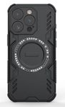 ShieldTech Back Cover Case for Apple iPhone 14 Pro Max | 360° Protection Mobile Phone Case Mag-Safe | Camera Protection | i Phone 14 Pro Max Back Cover | iPhone 14 Pro Max - Black TPU+PC