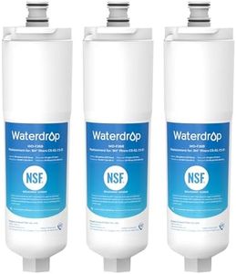 Waterdrop CS-52 Refrigerator Water Filter, Compatible with 3M Cuno CS-52, CS-51, CS-452, CS-522, CS-532, CS-562, CS450, CS-512, W1085590, 56932, 2168701, 51000, 3 Filters (Package May Vary)