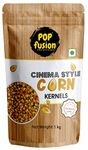 Popfusion Kernel Seeds 1KG | Big Size Gourmet Pop Corn Kernels Imported | High Expansion | A Grade Makkai Popcorn