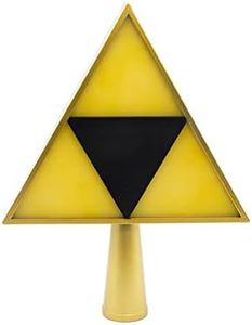 The Legend of Zelda 7-Inch Triforce Light-Up Holiday Tree Topper Decoration, Yellow (SRI-SI1428-C)