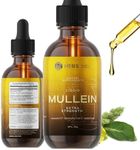 HEBS LAB. Mullein Leaf Extract for Lung Cleanse - Mullein Drops for Lung Health - Made in USA - Lung Support Supplement - Herbal Respiratory Relief - Mullein Extract Tincture 2 Fl Oz