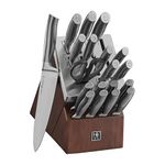 ZWILLING J.A. Henckels International Graphite Self-Sharpening Block Set, 20-Piece, Brown/Silver