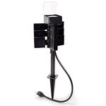 Black + Decker Garden Timer Stake with 6 Grounded Outlets - Waterproof Outlet Timer with 30-Minute Intervals for Lights, Tools - Outdoor Power Stake with Overload Protection - Premium Light Timers