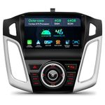 XTRONS Octa-Core Car Stereo Android 13 Radio Player 9"IPS HD GPS Navigation 4+64GB ROM Upgrade DSP Global 4G LTE Bluetooth CarPlay Support USB Tether AHD Camera DAB+ DVR TPMS for Ford Focus 2012-2017