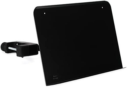 K&M König & Meyer 11510.000.55 Sheet Music Stand & Desktop Book or Document Holder | Table/Desk/Shelf C-Shape Mounting Clamp | Tilt Adjustment | Easy On/Off | Portable | German Made Blk