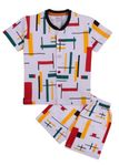 3BROS Baby Boys & Baby Girls Pura Cotton Hosiery Clothing Set Half Sleeves T-shirt with Matching Pants | Multicolor 3| 2-3 Years