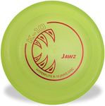 Hyperflite K-10 Jawz Dog Flying disc • World's Toughest Canine Competition-Approved Flying disc • Best Competition Flying disc Toy for Pets • Puncture Resistant • 8.75 Inch • Lemon-Lime