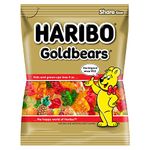 HARIBO Goldbears Share Size Bag, Golden & White, Assorted, 140 Grams (30221)