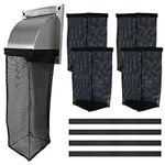 4Pack Vent Lint Bags, Lint Traps with 4 Adhesive Strips, Dryer Lint Bag for Outdoor Indoor Dryer Vents Capturing and Lint Dust