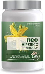 NEO | Extracto de Sumidades Floridas de Hipérico | 45 Cápsulas con Microgránulos | Ayuda a Mejorar el Estado de Ánimo, el Nerviosismo y la Fatiga Física y Mental