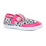 Khadim's Adrianna Pink Mary Jane Canvas Shoe for Girls - 4.5-12 yrs (5199555)